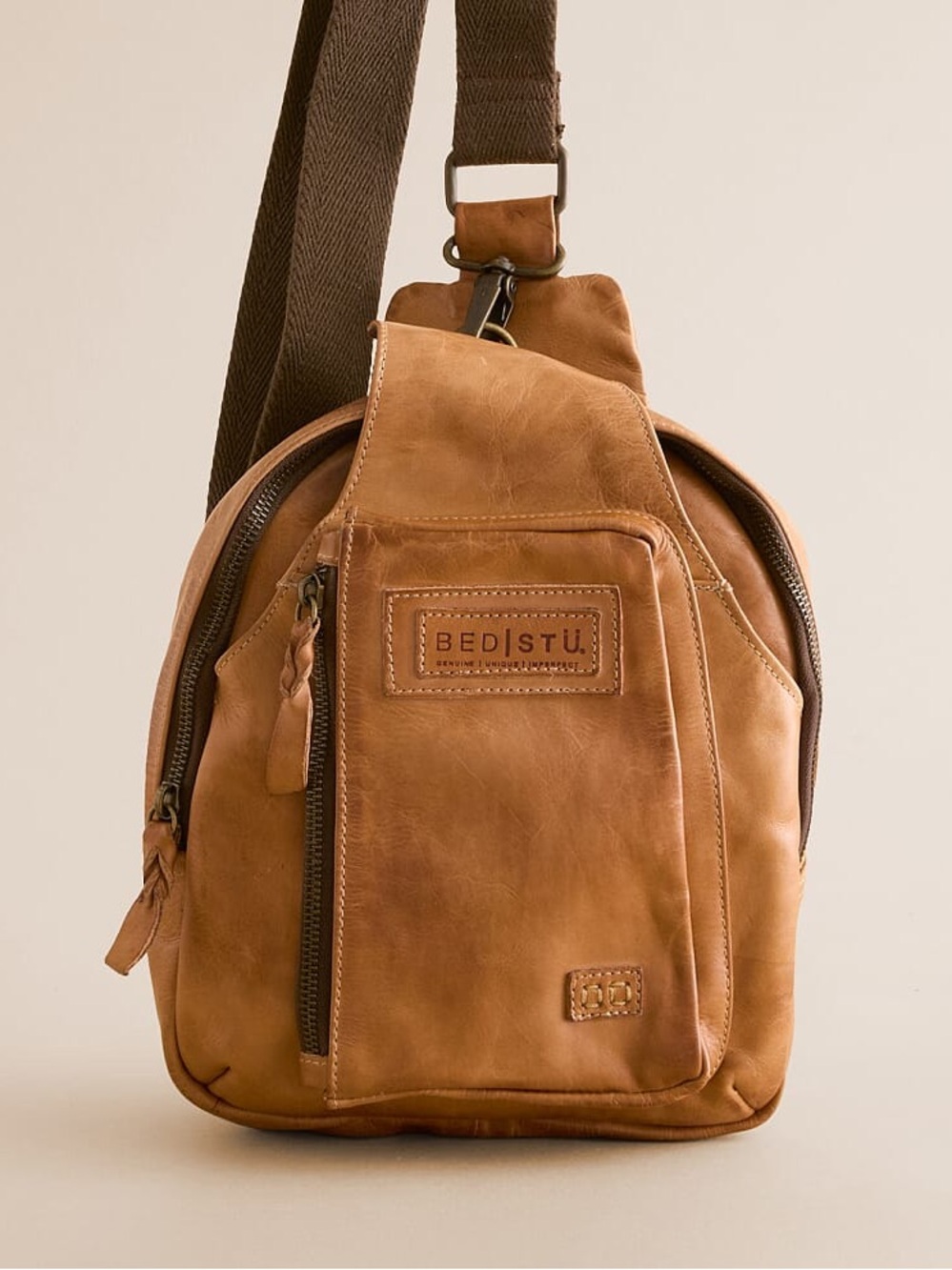 BED|STU Beau Leather Sling Backpack